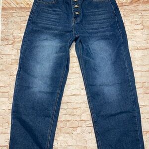 SHEIN button up jeans